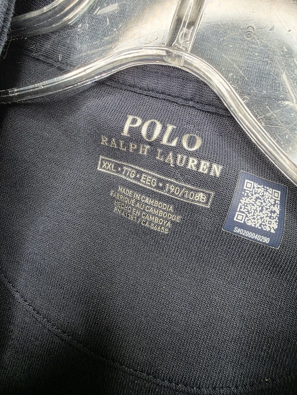 Polo Ralph Lauren Navy Blue Snap Button Mock Neck Sweatshirt Pullover XXL